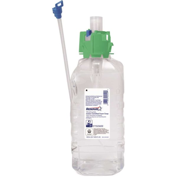 Select ThruCounter 1500 ml Fragrance Free Green-Certified Handwash Refill for CXM/CXI/CXT Dispensers